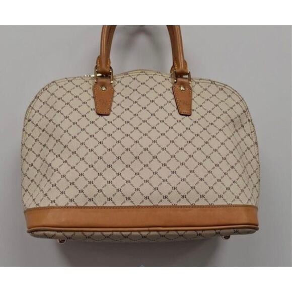 RIONI BRIONI SIGNATURE LAUREN 32 DOMED SATCHEL BAG ITALY - Picture 5 of 11